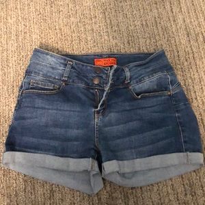 Denim shorts